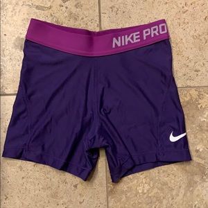 Nike Purple Nike Pros